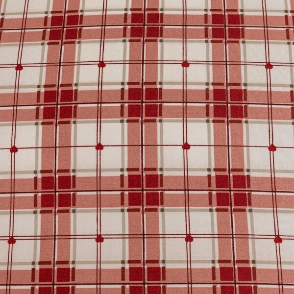 Povlečení z mikrovlákna TARTAN HEART barevné Rozměr povlečení: 70 x 90 cm | 140 x 200 cm