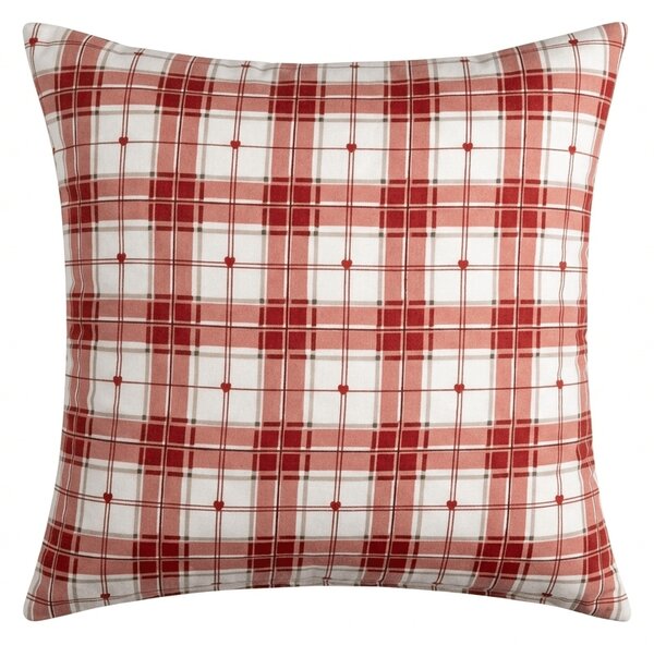 Povlak na polštář z mikrovlákna TARTAN HEART 45x45 cm, barevný