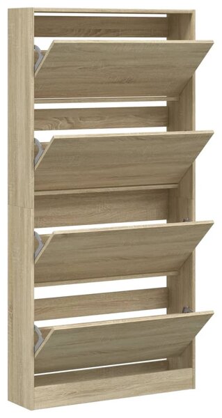 Botník se 4 výklopnými zásuvkami dub sonoma 80 x 21 x 163,5 cm 3214366