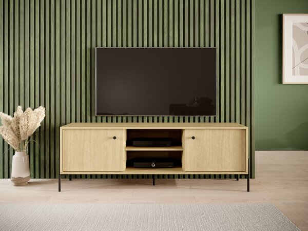 TV stolek/skříňka Scandia 153 2D (dub scandi + jedlička scandi)