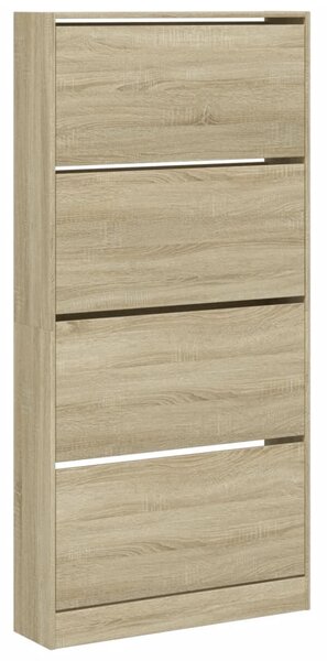 Botník se 4 výklopnými zásuvkami dub sonoma 80 x 21 x 163,5 cm 3214366