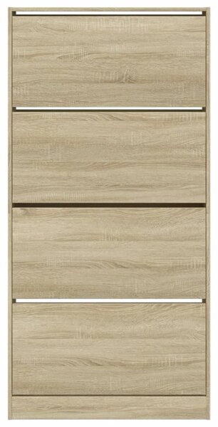 Botník se 4 výklopnými zásuvkami dub sonoma 80 x 21 x 163,5 cm 3214366