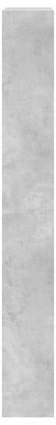 Botník se 4 výklopnými zásuvkami betonově šedý 80x21x163,5 cm 3214367