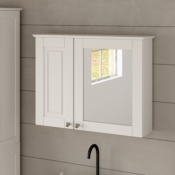 Koupelnová skříňka se zrcadlem Vicco Vanity Bílá 68 x 51 cm, Model 54330