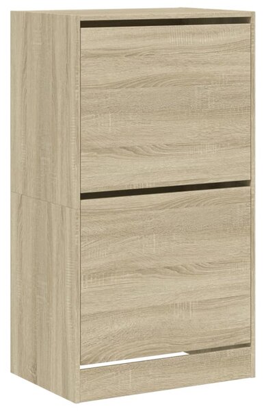 Botník se 2 výklopnými zásuvkami dub sonoma 60 x 42 x 108 cm 3214387