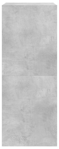 Botník se 2 výklopnými zásuvkami betonově šedý 60 x 42 x 108 cm 3214388