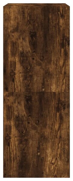 Botník se 2 výklopnými zásuvkami kouřový dub 60 x 42 x 108 cm 3214389