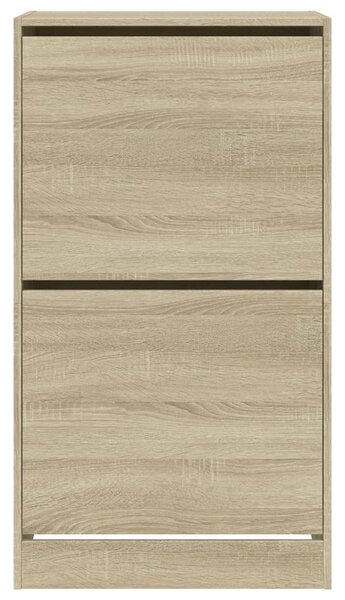 Botník se 2 výklopnými zásuvkami dub sonoma 60 x 42 x 108 cm 3214387