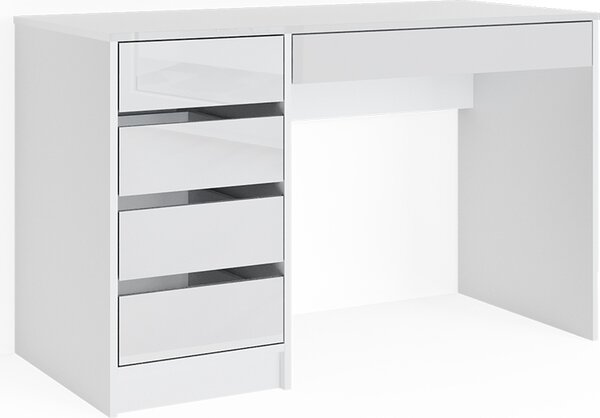Toaletní stolek Vicco Sherry Bílá vysoký lesk 120 cm, Model 37340