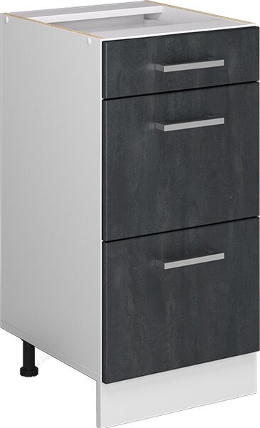 Spodní skříňka kuchyňské linky Vicco R-Line Černý beton 40 cm bez pracovní desky, Model 47576