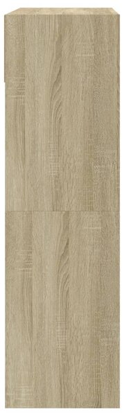 Botník se 2 výklopnými zásuvkami dub sonoma 80 x 34 x 116 cm 3214408