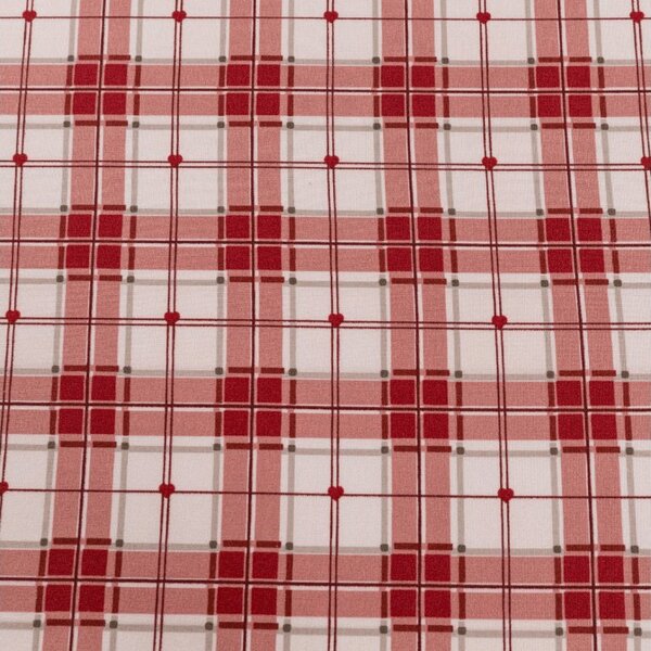 Prostěradlo z mikrovlákna TARTAN HEART barevné 90x200 cm