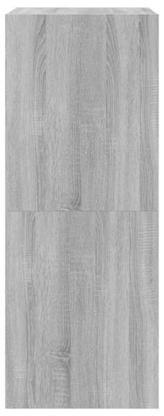 Botník se 2 výklopnými zásuvkami šedý sonoma 80 x 42 x 108 cm 3214404