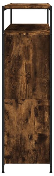 Botník se 4 výklopnými zásuvkami kouřový dub 100 x 34 x 112 cm 3214415