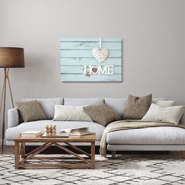 Skleněný obraz - I love home (70x50 cm)