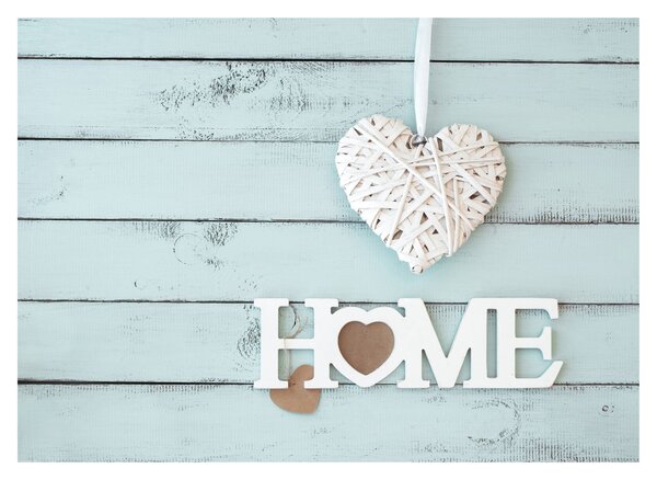 Skleněný obraz - I love home (70x50 cm)