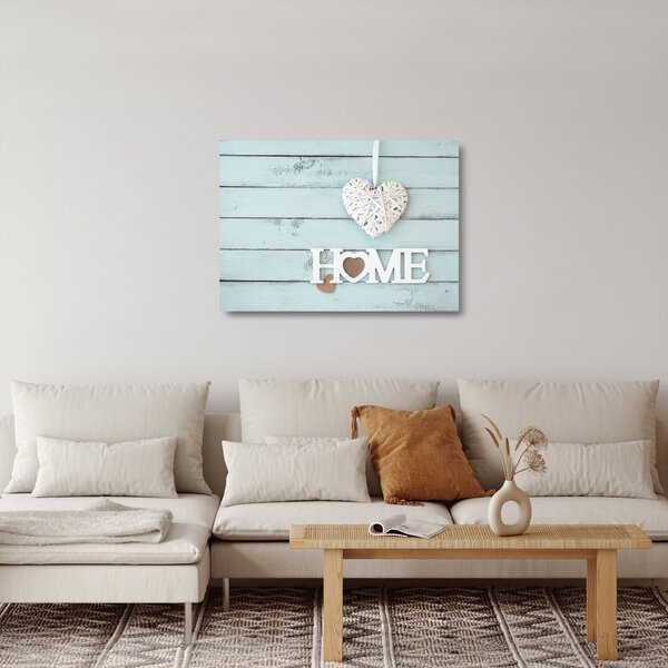 Skleněný obraz - I love home (70x50 cm)