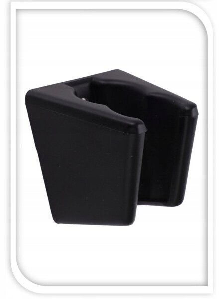 Flexibilní sprchová tyč Bathroom Solutions 20-100 x 11 mm černá