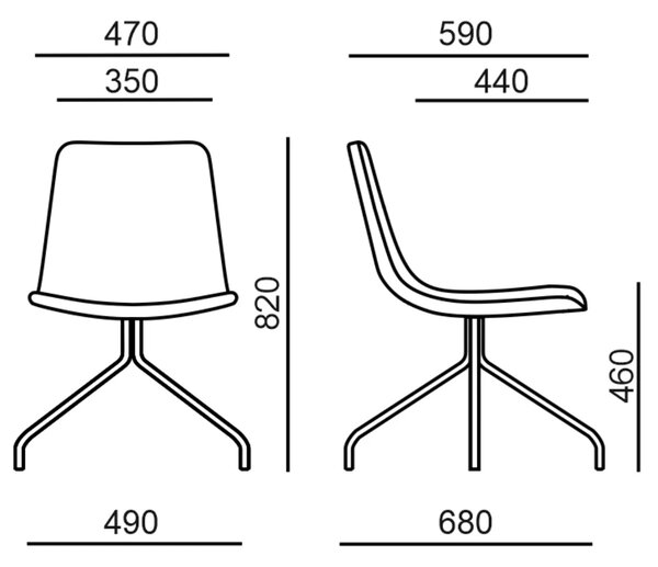 RIM - Židle EDGE ED 4201.031