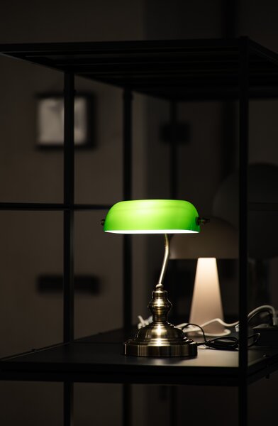 Ideal Lux Stolní lampa LAWYER TL1 OTTONE