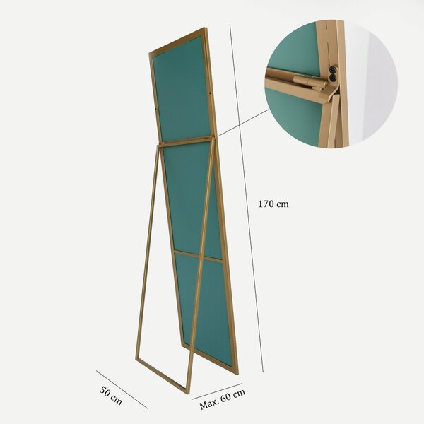 Zrcadlo Cooly (Zlatá). Akce -13%