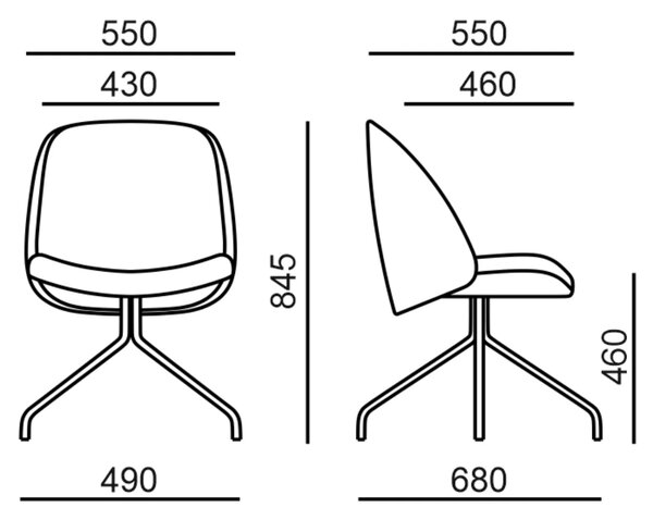 RIM - Židle WINX WX 881.031