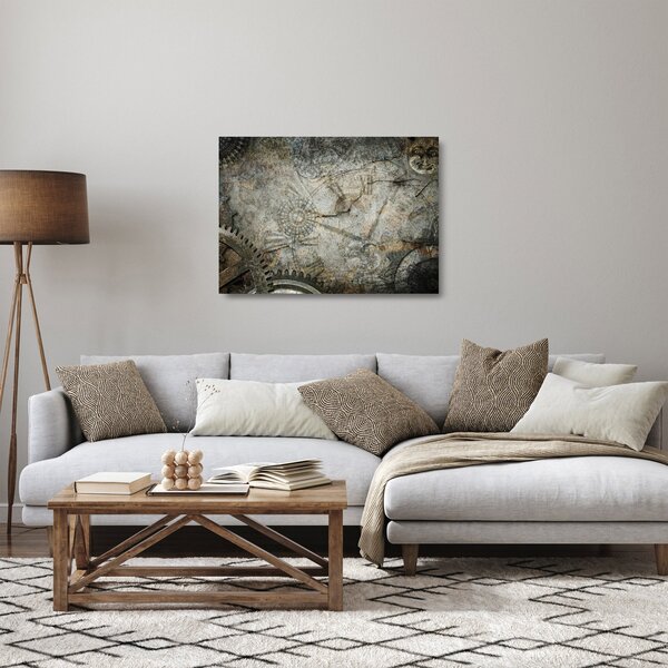 Skleněný obraz - Tok času (70x50 cm)