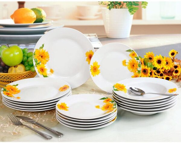 Banquet Porcelánová sada talířů SUNNY 18 ks