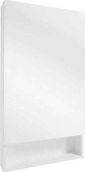 DomoDomo koupelnová skříňka se závěsným zrcadlem bílá 50x90 cm Lupo