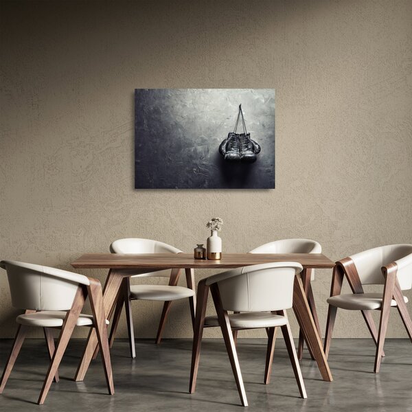 Skleněný obraz boxerských rukavic (70x50 cm)