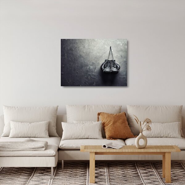 Skleněný obraz boxerských rukavic (70x50 cm)