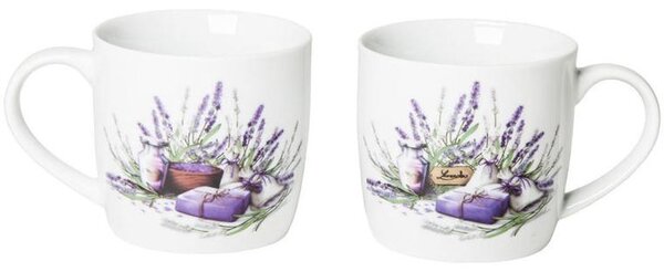 Sada keramických hrnků LAVENDER 360 ml 2 ks