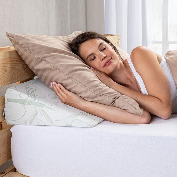 Klínový podhlavník BAMBOO Comfort 80 x 38 cm