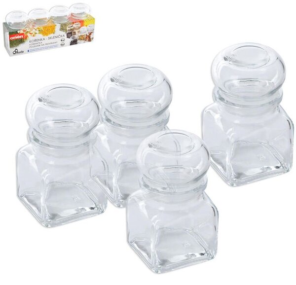 Skleněné kořenky 120 ml 4 ks