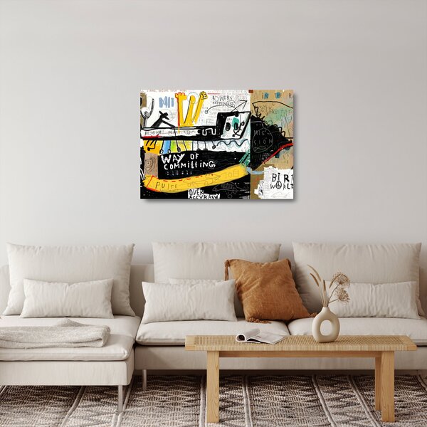 Skleněný obraz - Graffiti (70x50 cm)