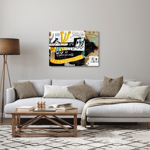 Skleněný obraz - Graffiti (70x50 cm)