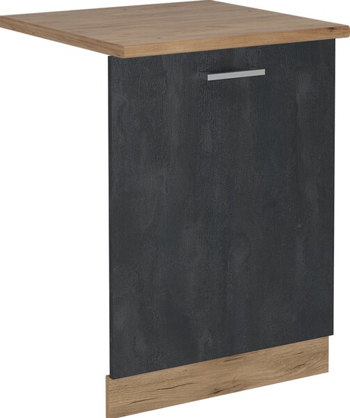 Čelní panel myčky Vicco R-Line Černý beton 60 cm , PD Dub, Model 55098