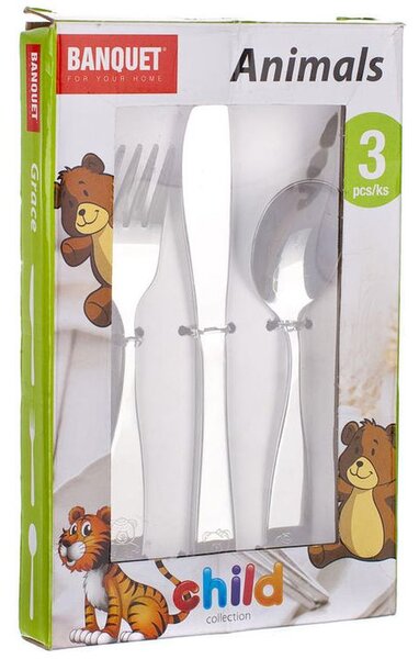 Banquet sada dětských příborů ZVÍŘÁTKA