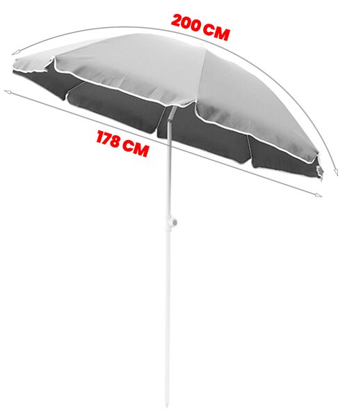 Linder Exclusiv POLYESTER MC200P 200 cm Grey