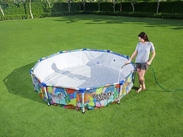 Bazén Rámový Steel Pro pro děti Svět zvířat BESTWAY 305x66cm 10FT