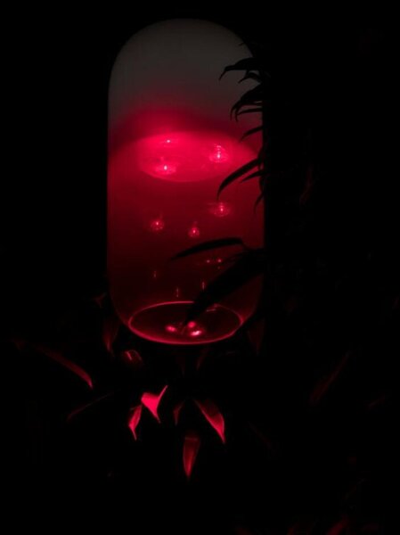 Artemide Gople Mini stolní lampa - černá / měď 1409340A