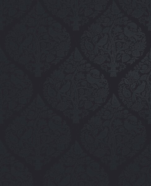 Vliesová tapeta na zeď, modrá, ornamenty, 142059, Allurium, Graham Brown Premium