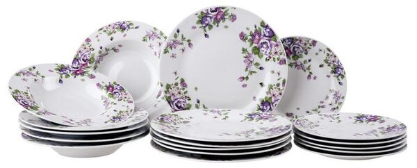 Porcelánová sada talířů BEAUTY 18 ks