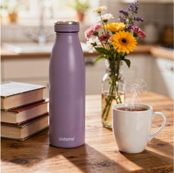 Sistema Nerezová termoska Hydrate Stainless Steel 500 ml, fialová