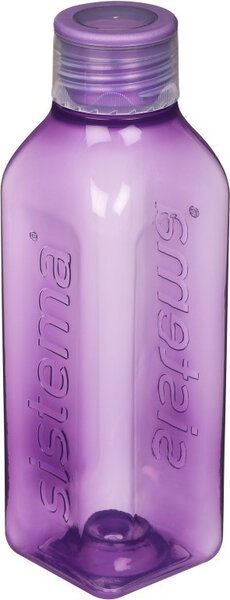 Sistema Hranatá láhev se šroubovacím víčkem Hydrate Square 1 l, fialová