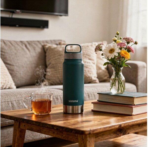 Sistema Nerezová termoska Hydrate Stainless Steel 650 ml, zelená