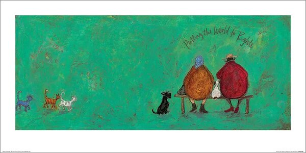 Obrazová reprodukce Sam Toft - Putting the World to Rights, (60 x 30 cm)