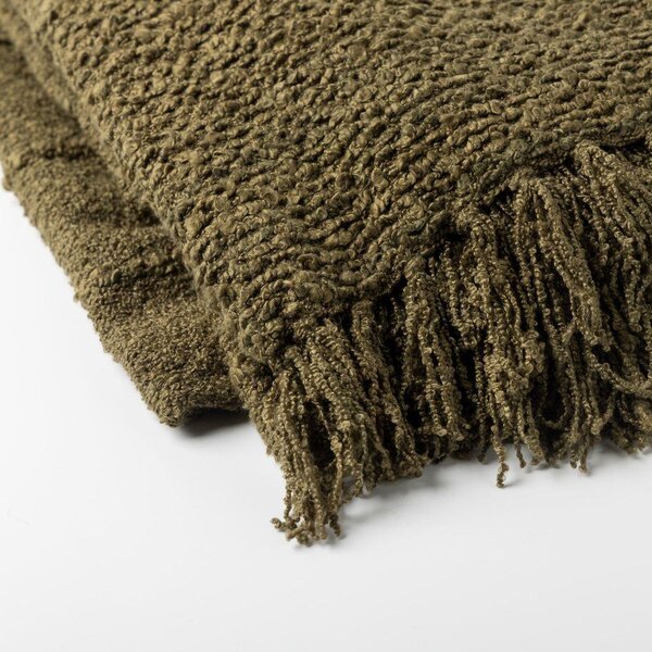 Christa35 Pléd Senna Militari olive green 140x180cm