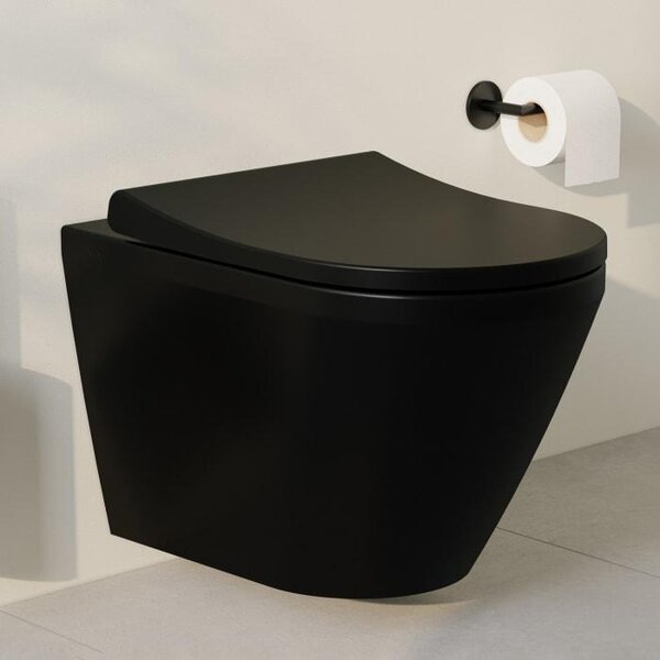 VitrA M-Line, závěsné WC s hlubokým splachováním, 54 cm, bez obruby, kulaté