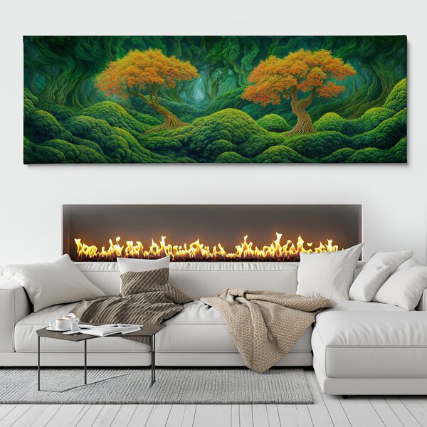 Obraz na plátně - Strom života Zrzaví bratři FeelHappy.cz Velikost obrazu (šířka x výška): 60 x 20 cm